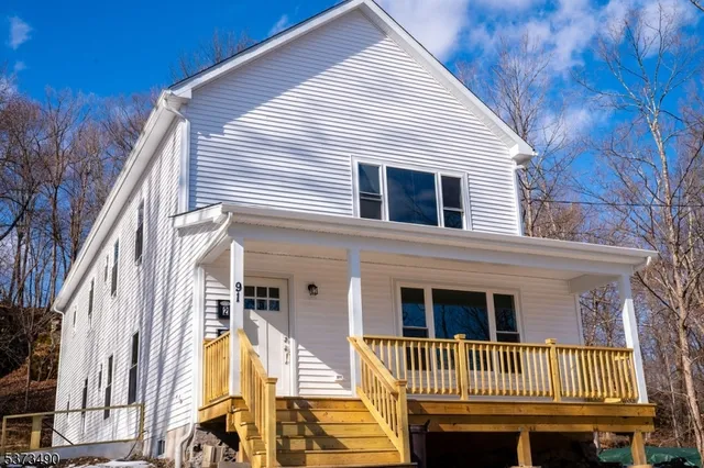 a view of a house with a balcony