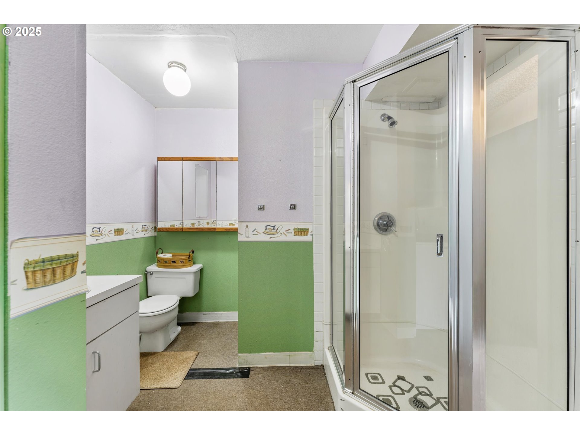 756 Southeast 27th Street Gresham, OR 97080 - Photo 29 of 46 a bathroom with a sink mirror toilet and shower