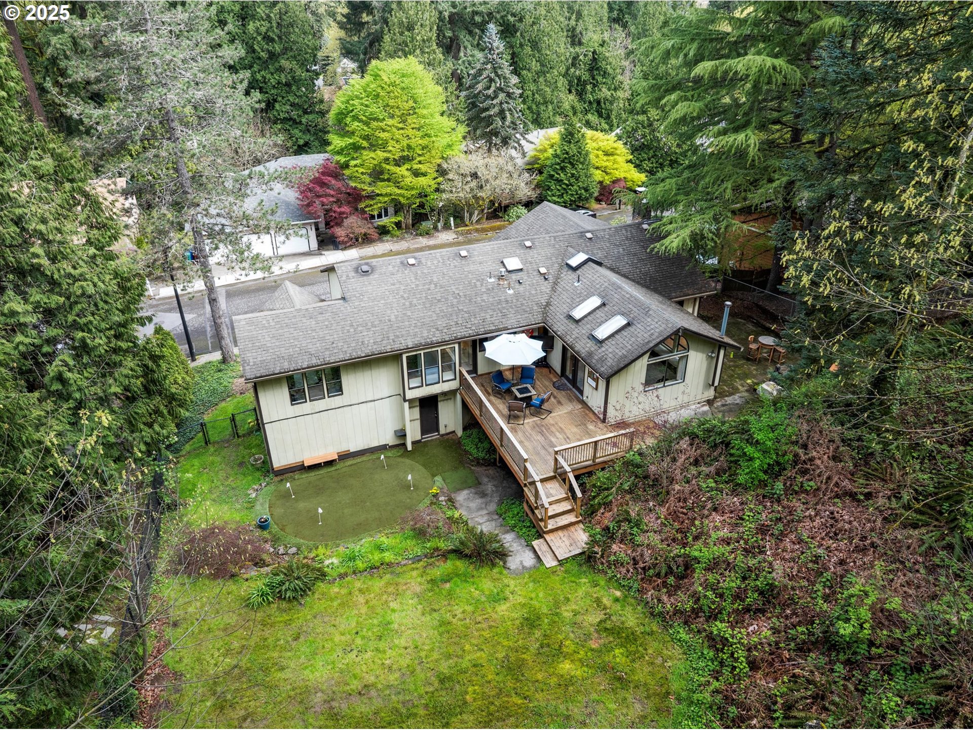 756 Southeast 27th Street Gresham, OR 97080 - Photo 38 of 46 an aerial view of a house with a yard