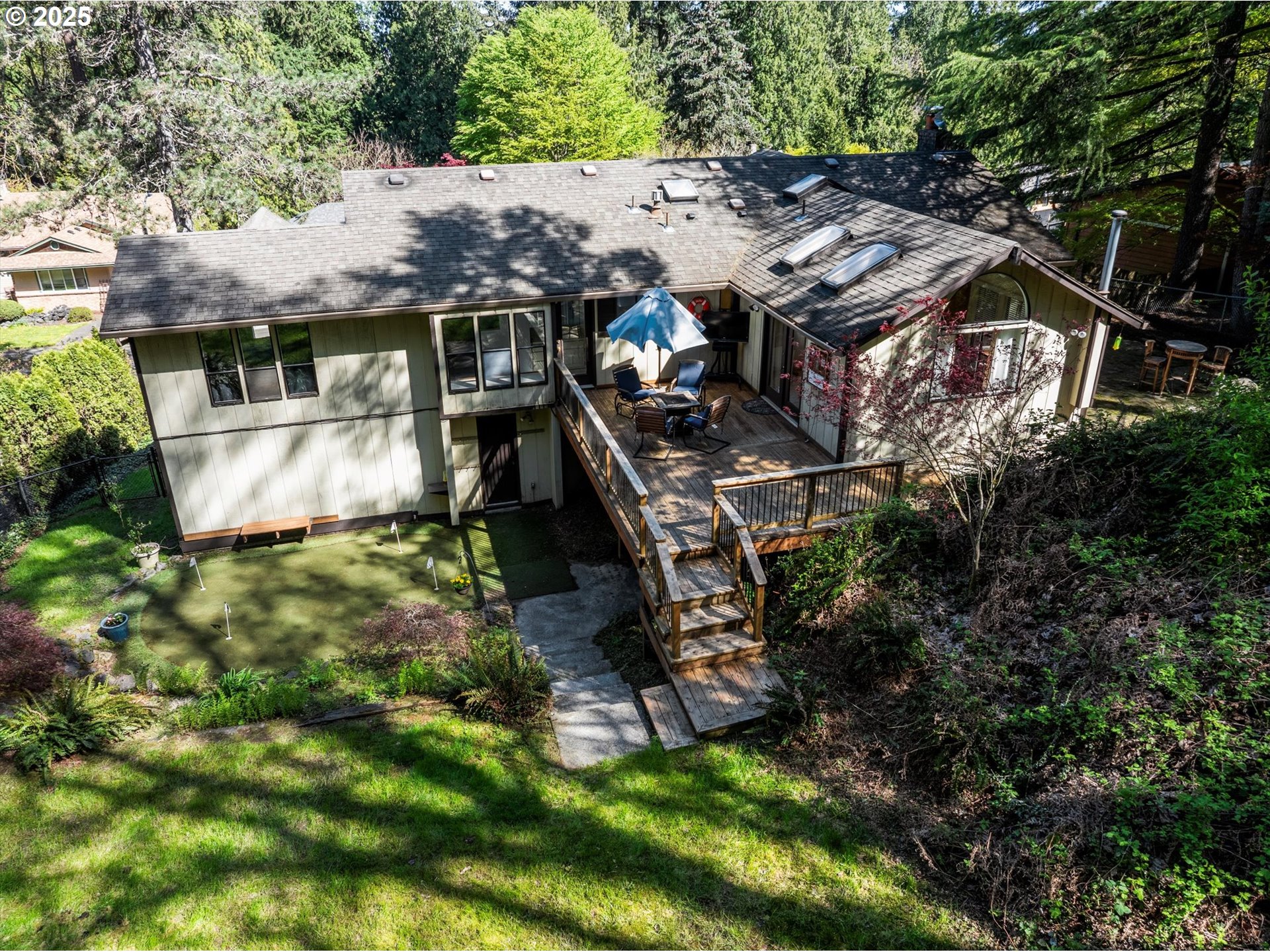756 Southeast 27th Street Gresham, OR 97080 - Photo 42 of 46 an aerial view of a house with a yard