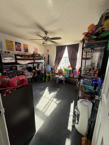 a gym hall with exercise machine