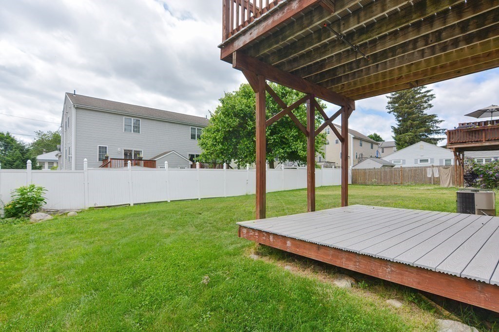 28 Aroostook Street Worcester, MA 01606 - Photo 31 of 40 a view of backyard with sitting area