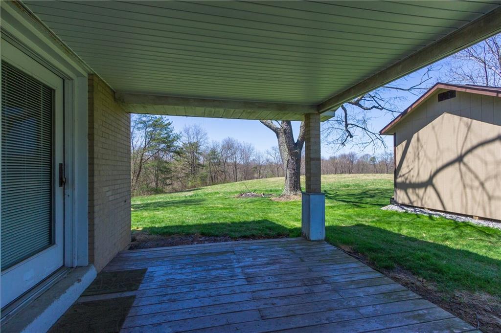 126 Temple Road Monaca, PA 15061 - Photo 17 of 22 Lower level covered deck.