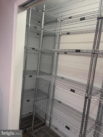 a close view of closet