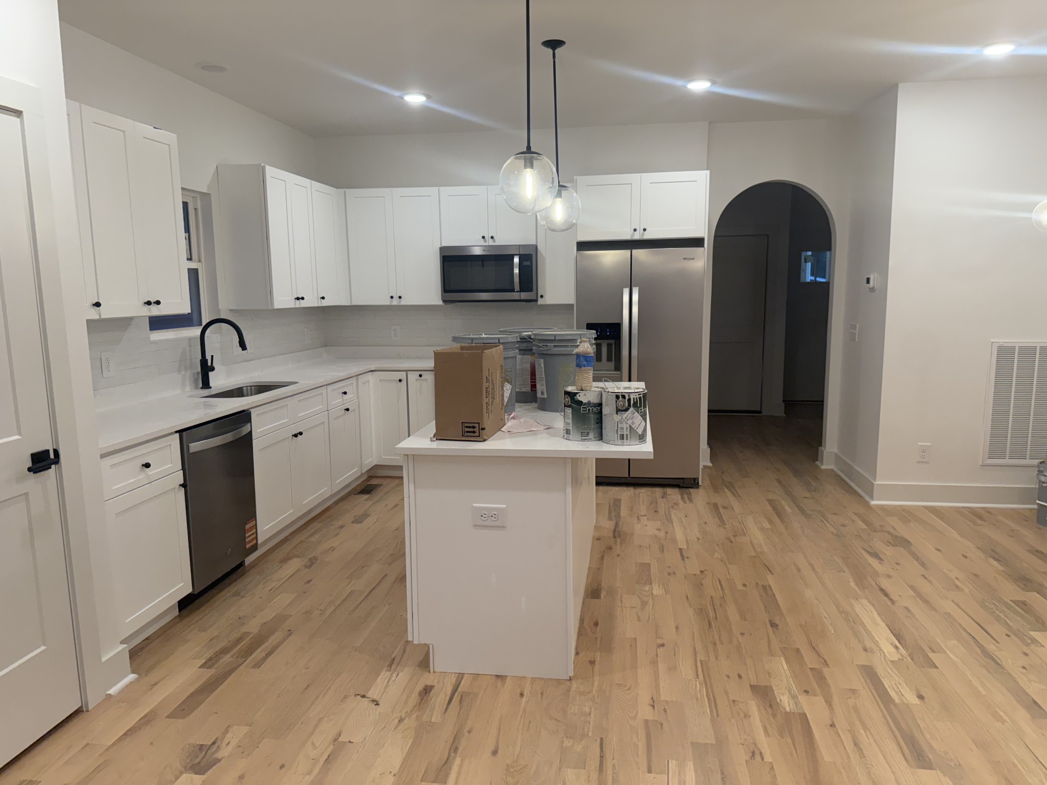 418 B Hadleys Bend Boulevard Old Hickory, TN 37138 - Photo 13 of 33 a kitchen with stainless steel appliances granite countertop a sink a stove and refrigerator