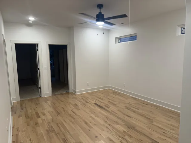 wooden floor in an empty room