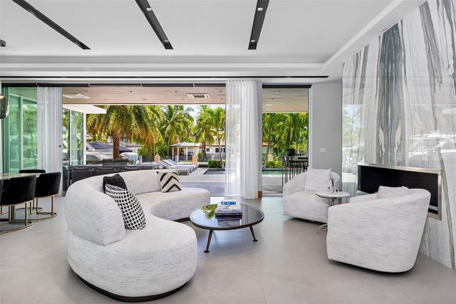 a bathroom with a bathtub and a mirror