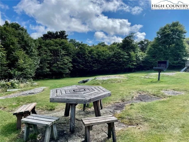 a view of a golf course with a yard