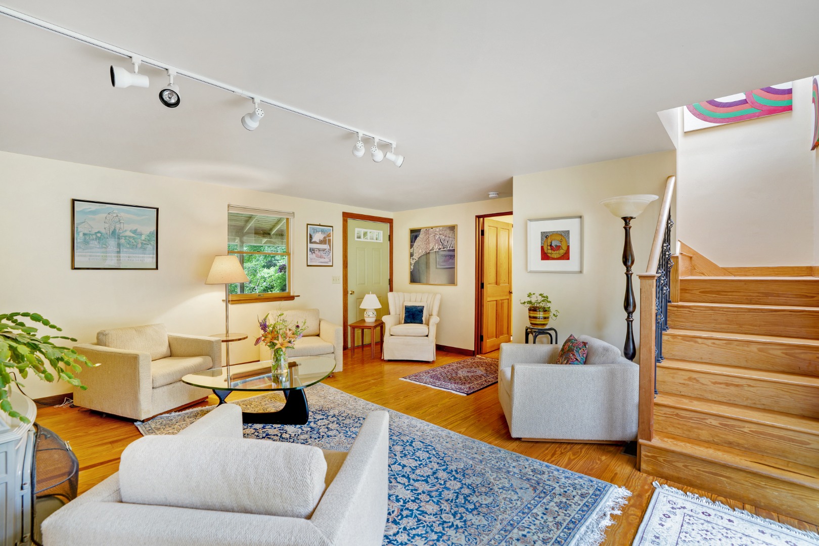 174 Middle Road Chilmark, MA 02535 - Photo 10 of 40 a living room with furniture and wooden floor