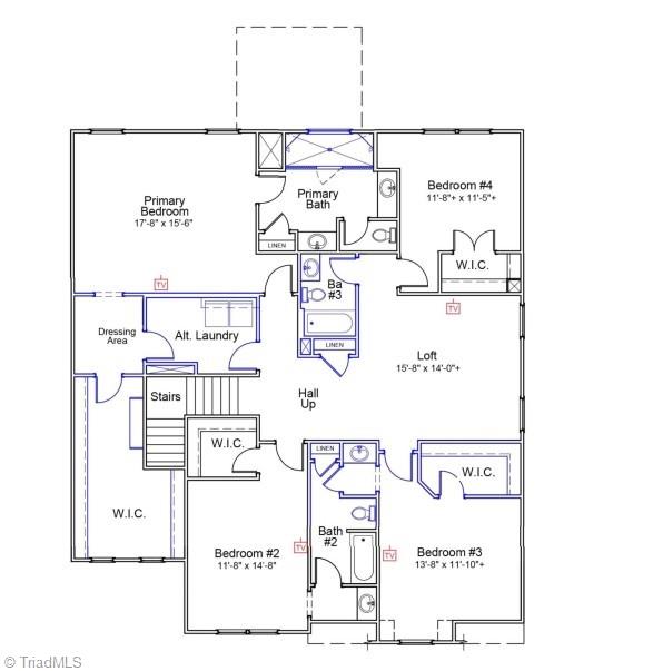 3019 Bayou Street Graham, NC 27253 - Photo 4 of 4 Second Story Layout