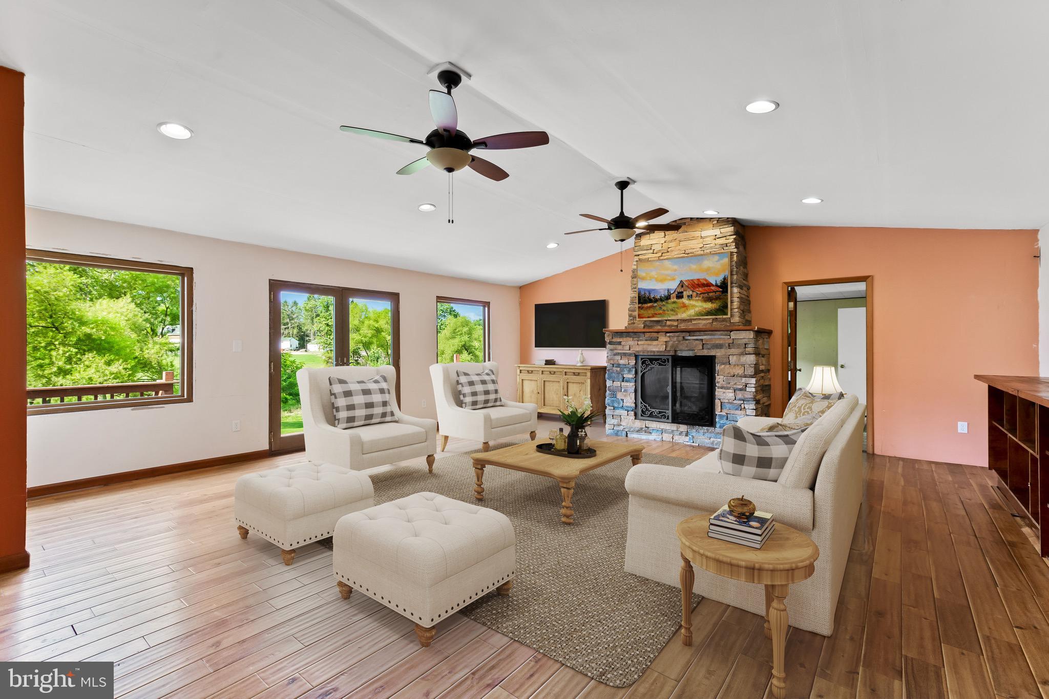 21532 West Liberty Road Parkton, MD 21120 - Photo 26 of 75 Virtually Staged Main Level GREAT ROOM