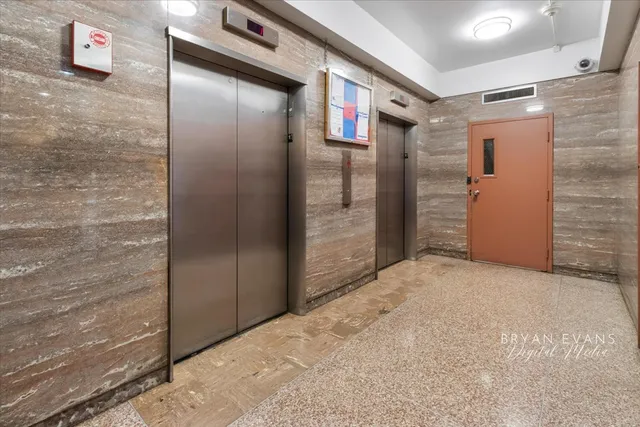 a view of an front door