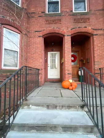 a view of entrance front of house