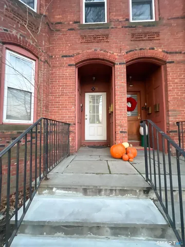 a view of entrance front of house