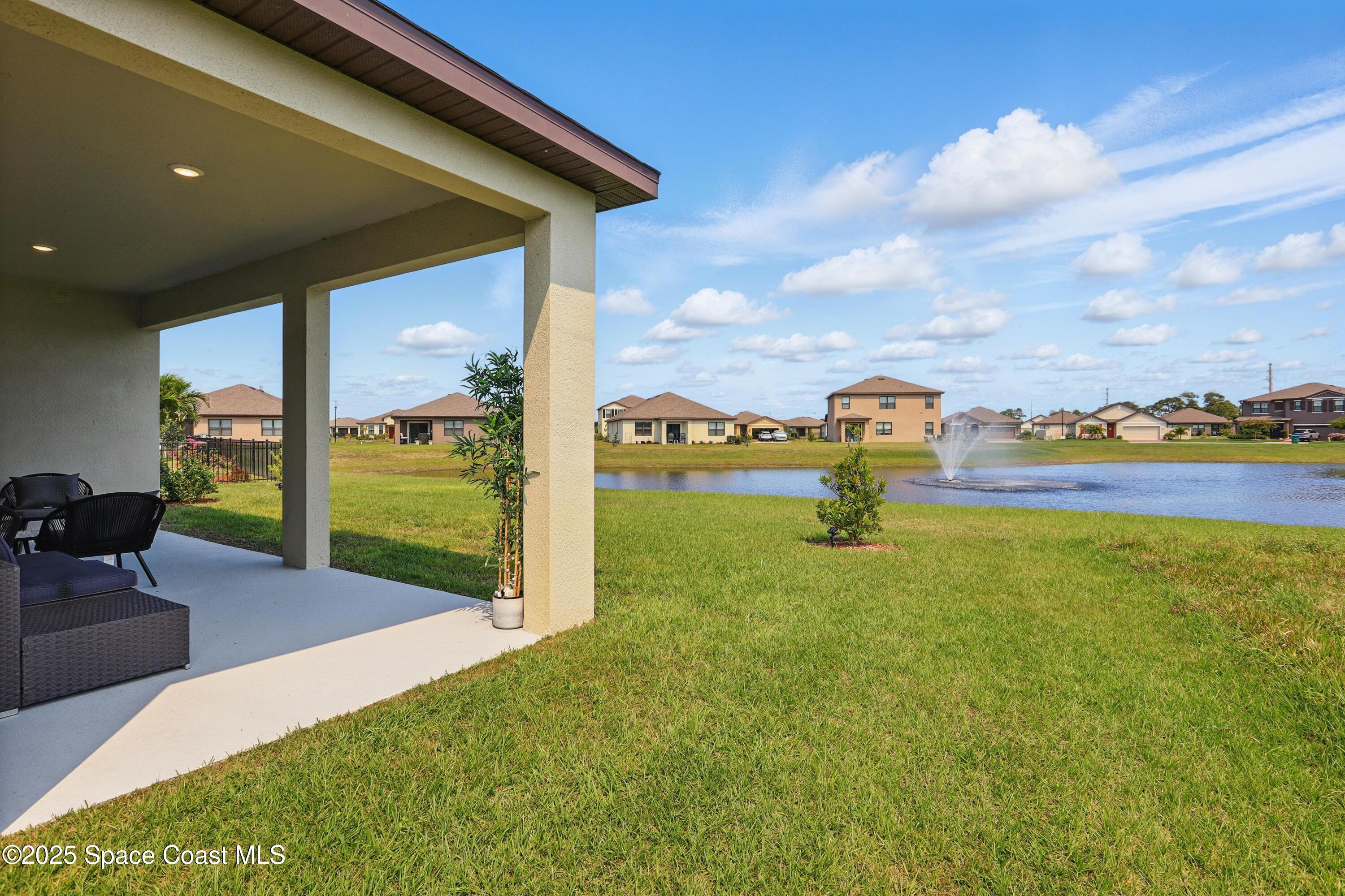 5358 Waterfall Place Grant, FL 32949 - Photo 29 of 63 Backyard Lakeview