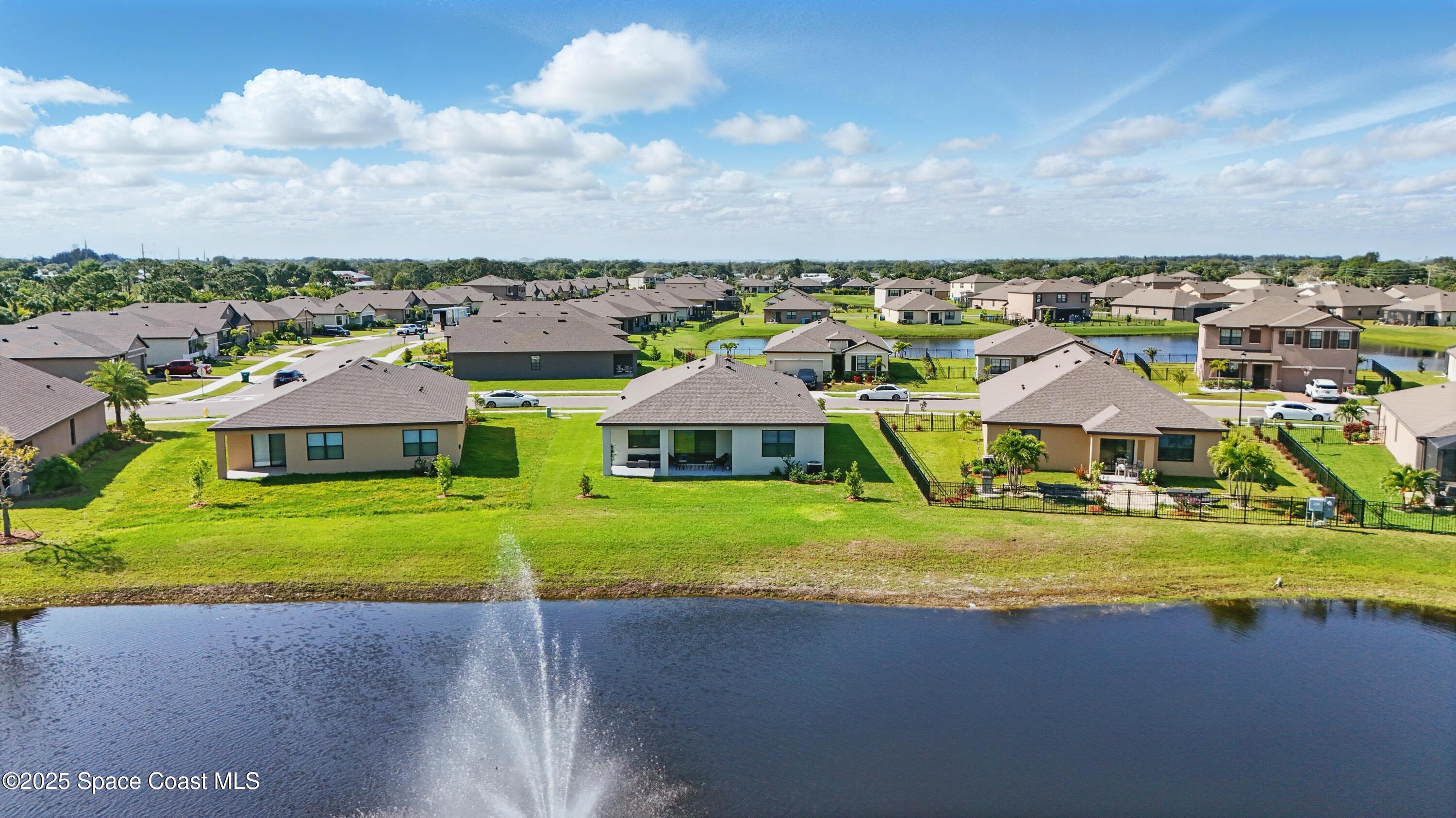 5358 Waterfall Place Grant, FL 32949 - Photo 36 of 63 Back of House Lakeview
