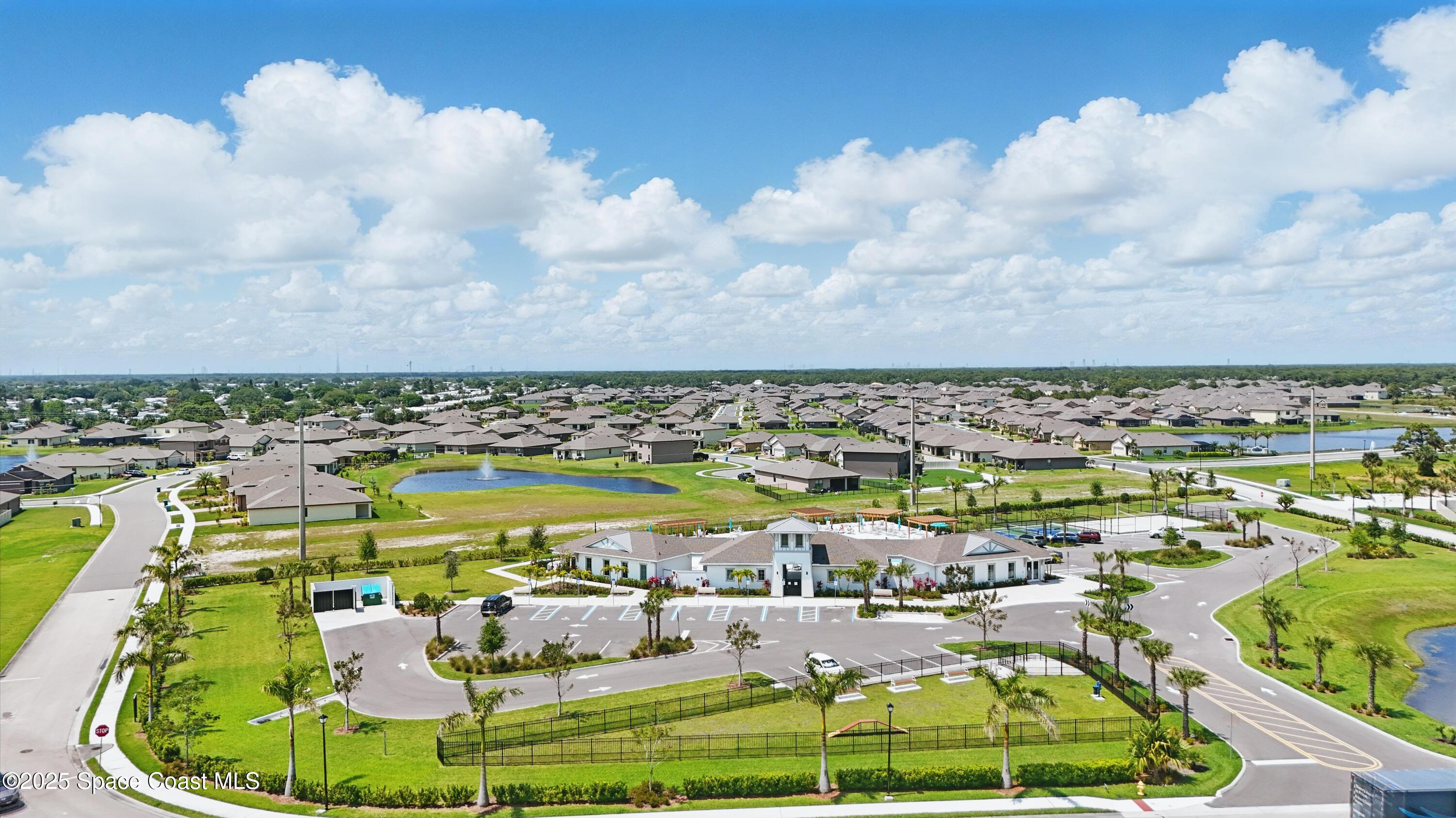 5358 Waterfall Place Grant, FL 32949 - Photo 40 of 63 Aerial Clubhouse