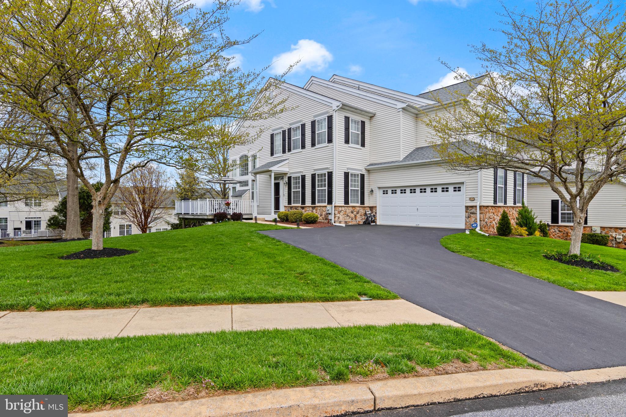 805 Hinchley Run West Chester, PA 19382 - Photo 50 of 53 a front view of a house with a yard and trees