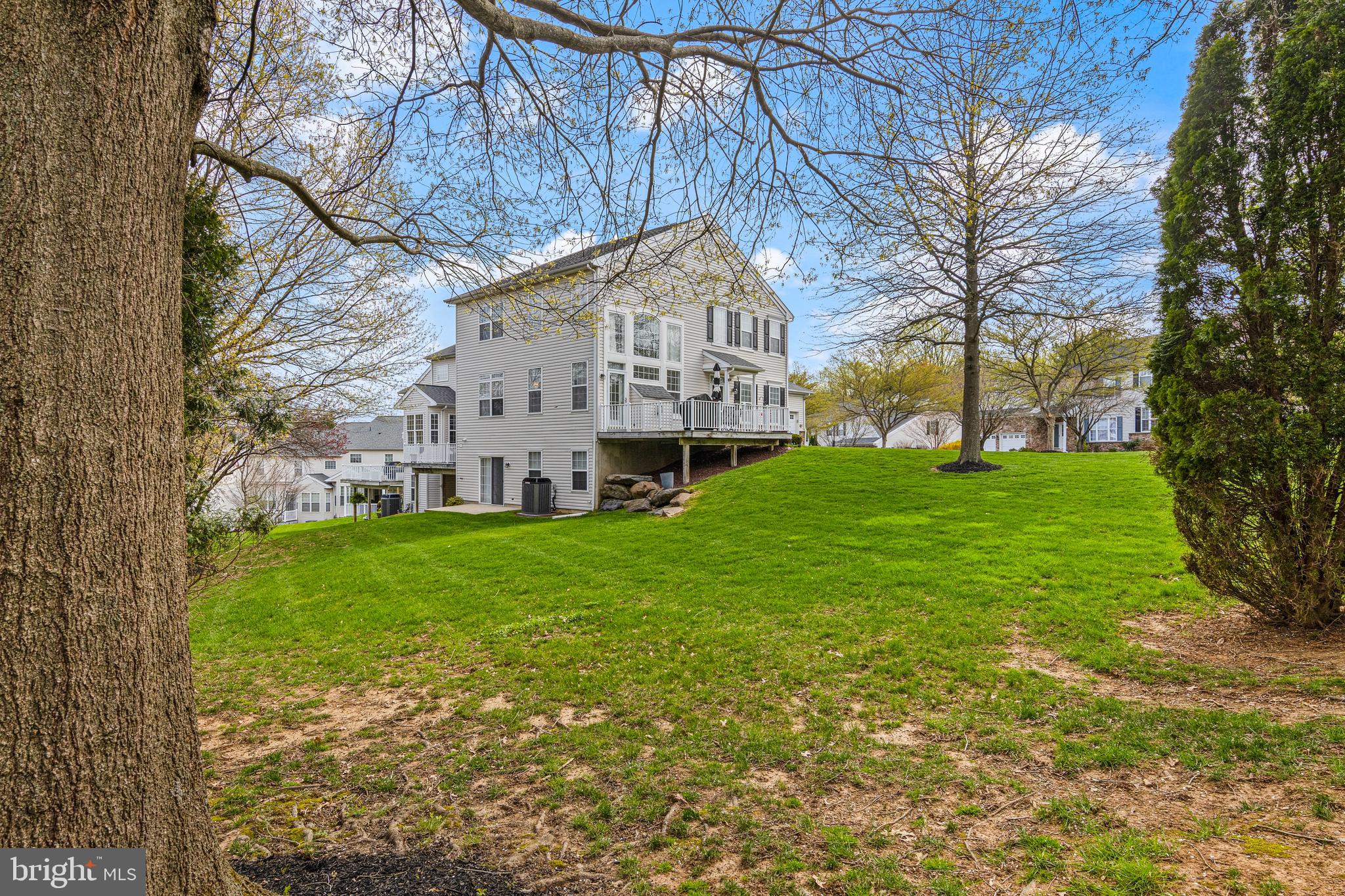 805 Hinchley Run West Chester, PA 19382 - Photo 52 of 53 a view of a big house with a big yard and large trees