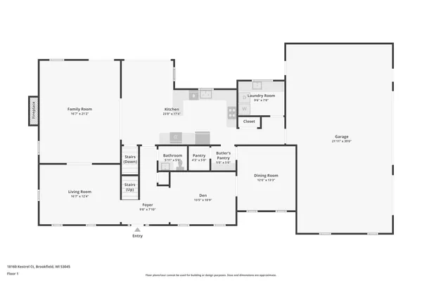 $999,999 | 18160 Kestrel Court, Brookfield, WI 53045