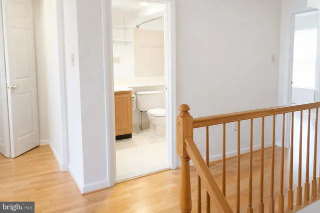 a view of a room with an empty space