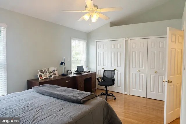 a bathroom with a shower and a toilet