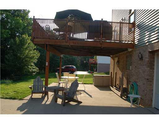 113 Ruth Way McDonald, PA 15057 - Photo 5 of 18 Exterior Back. Rear Patio and 16 X 16 Deck