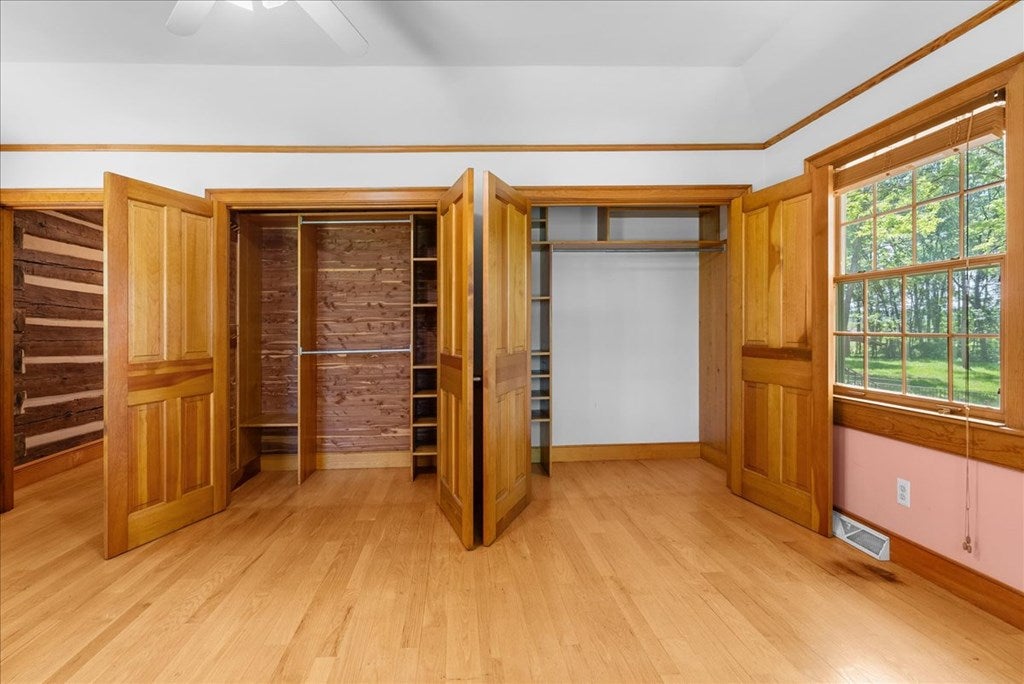 3095 State Shed Road Nathalie, VA 24577 - Photo 36 of 90 Primary bedroom 19.33 x 12.35, Hardwood floors
Double closets (Cedar lined)