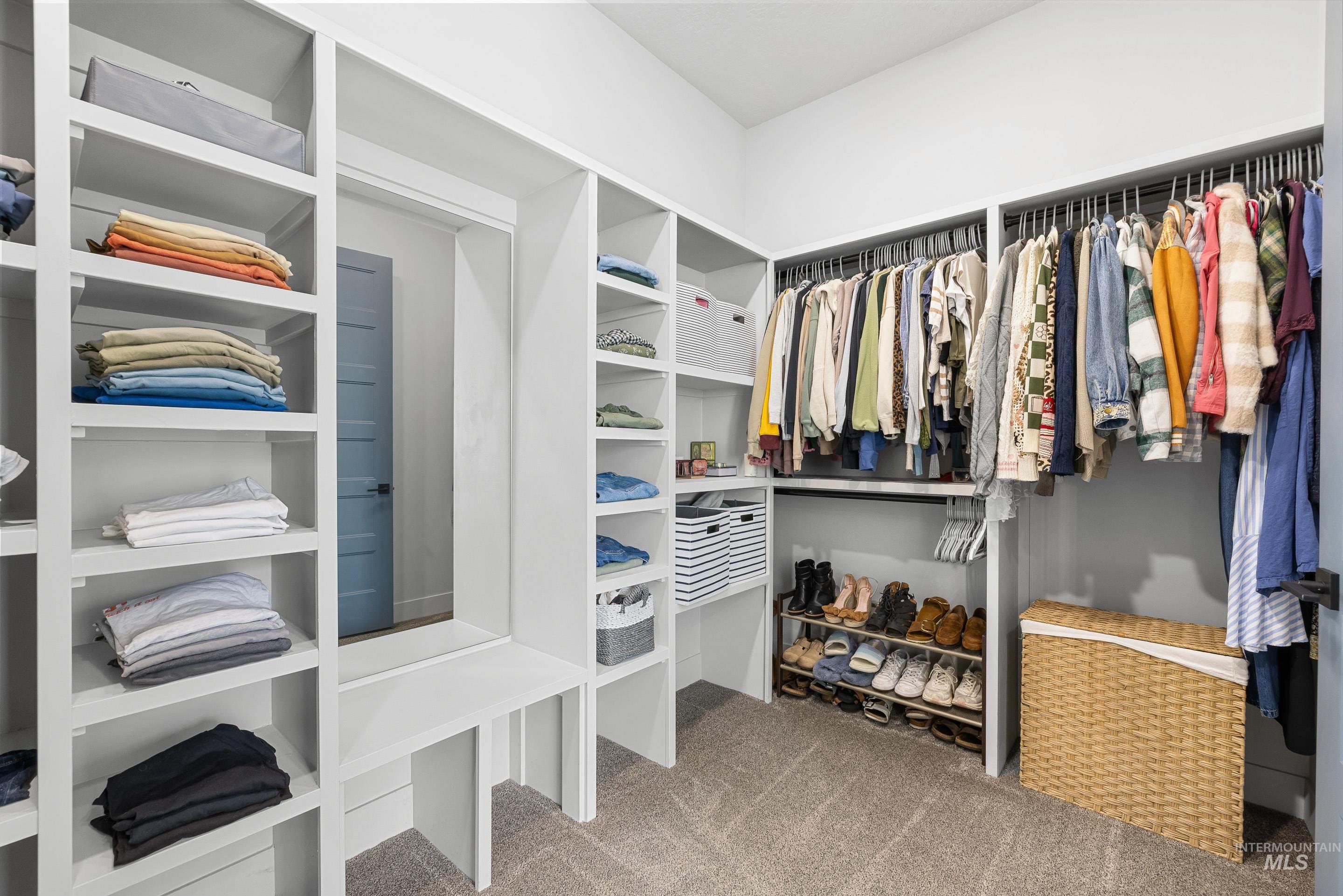 3483 South Grenze Way Meridian, ID 83642 - Photo 19 of 30 Walk in closet with light colored carpet