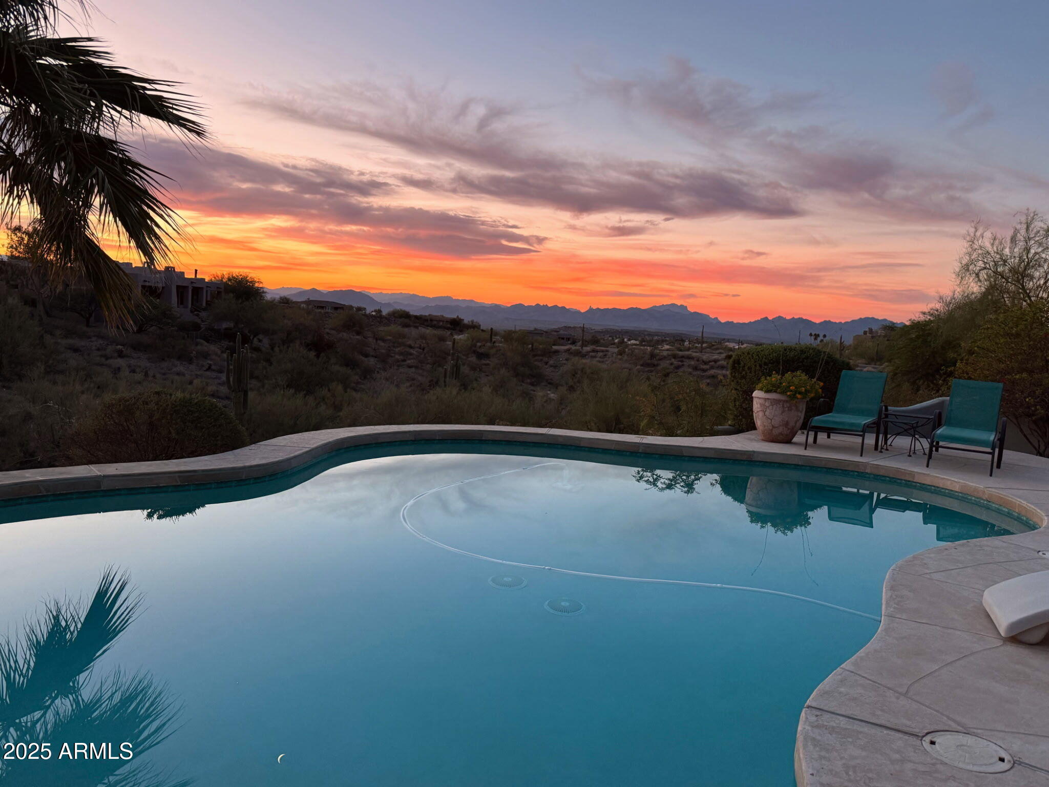 15730 East Eagle Crest Road Fountain Hills, AZ 85268 - Photo 58 of 77 Pool at sunset