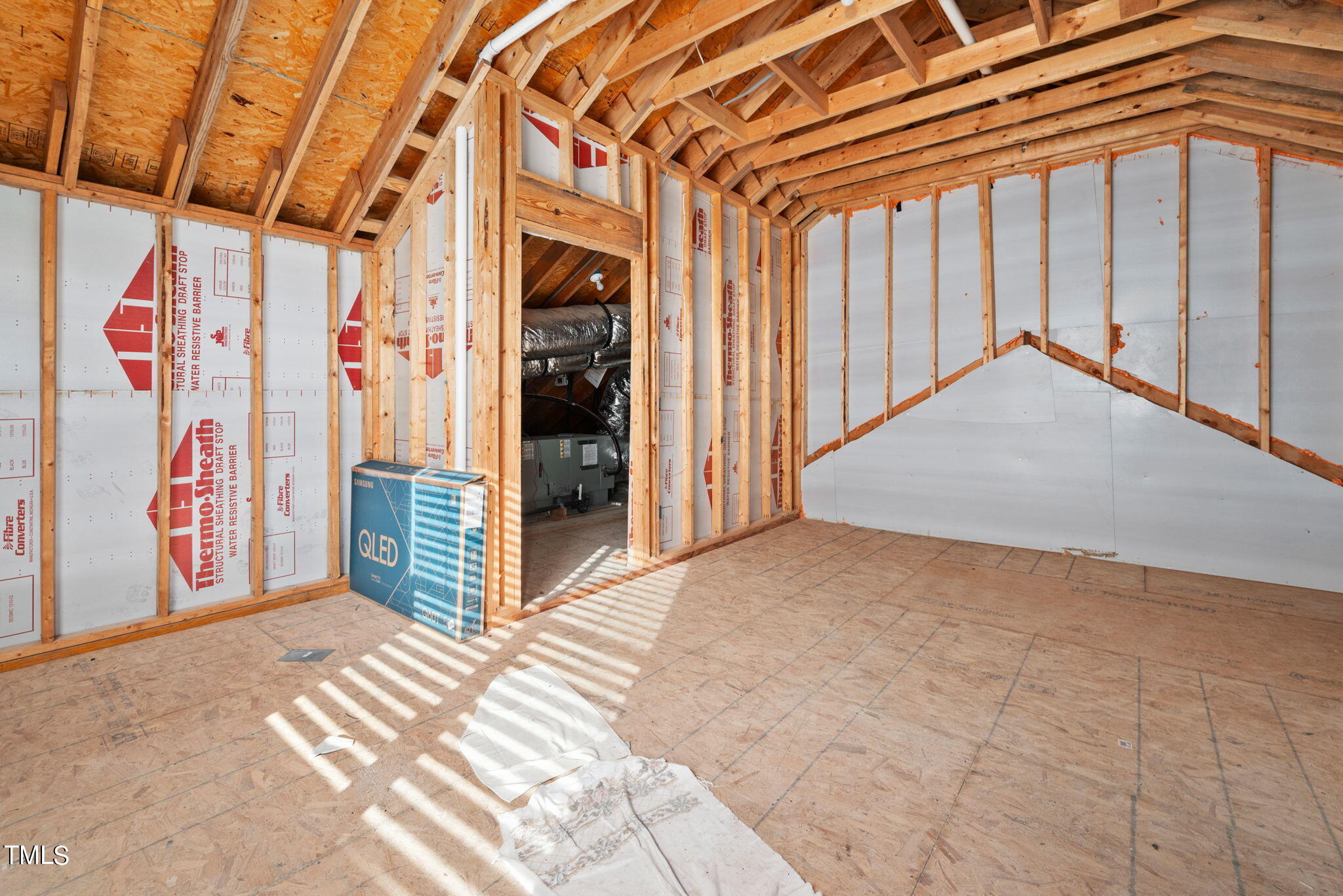 4317 Twin Rock Road Raleigh, NC 27616 - Photo 34 of 99 Unfinished Second Floor Space - can be finished