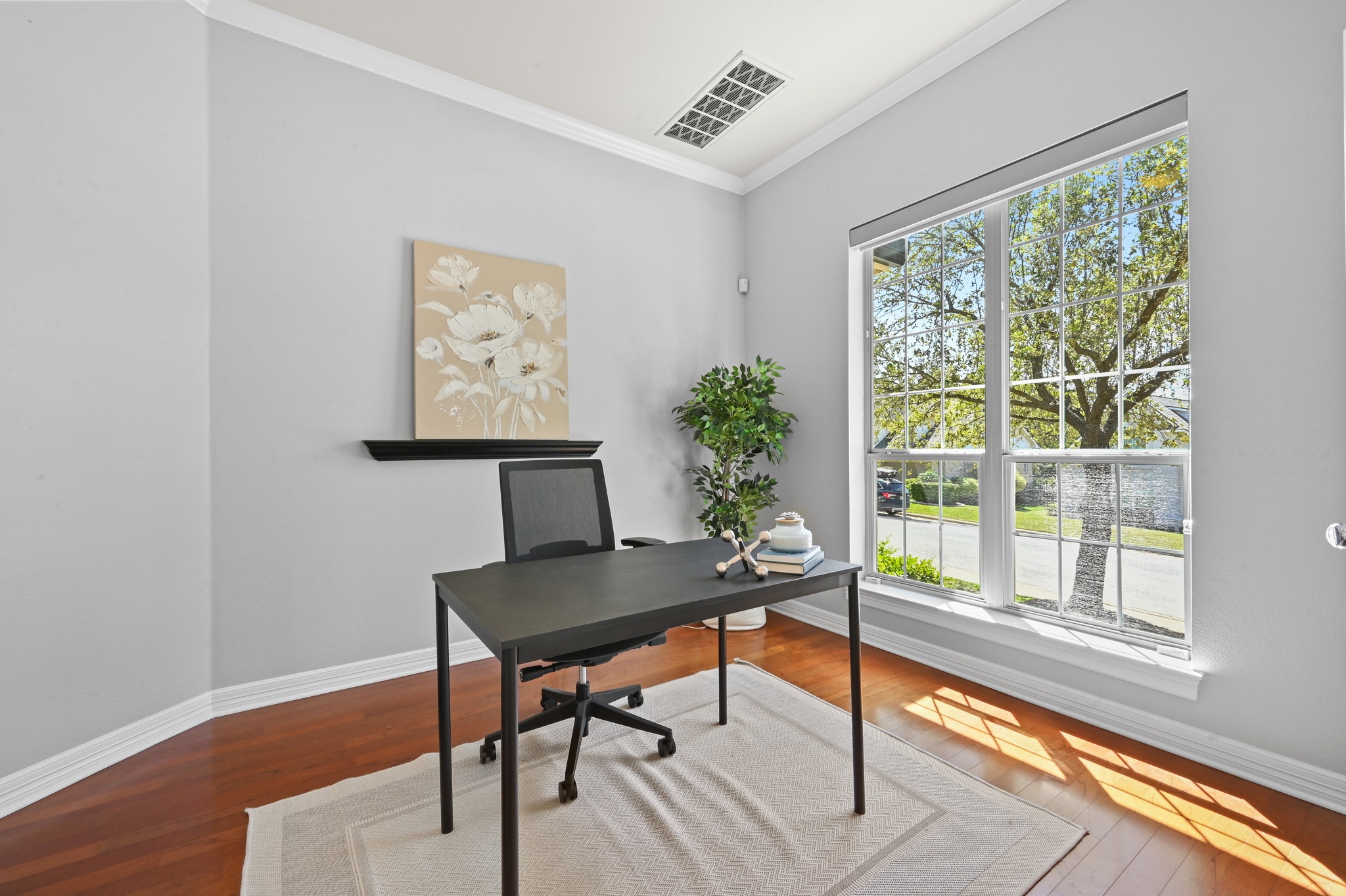 3125 Sun Drenched Path Austin, TX 78732 - Photo 12 of 38 Located right off the foyer, this versatile room works perfectly as a quiet home office or a convenient fourth bedroom