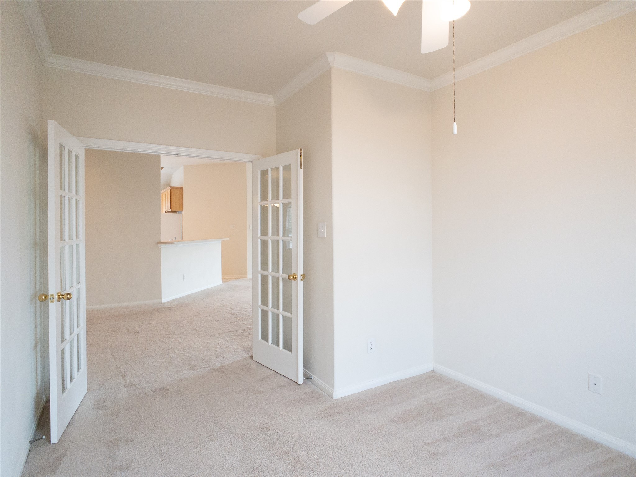 2727 South Cedar Hollow Drive Pearland, TX 77584 - Photo 18 of 41 home office (reverse view) with French doors