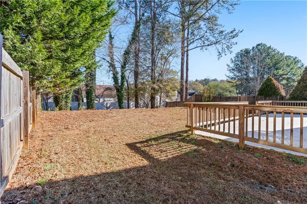 3550 Willow Tree Trace Decatur, GA 30034 - Photo 43 of 47 a view of a yard with wooden fence