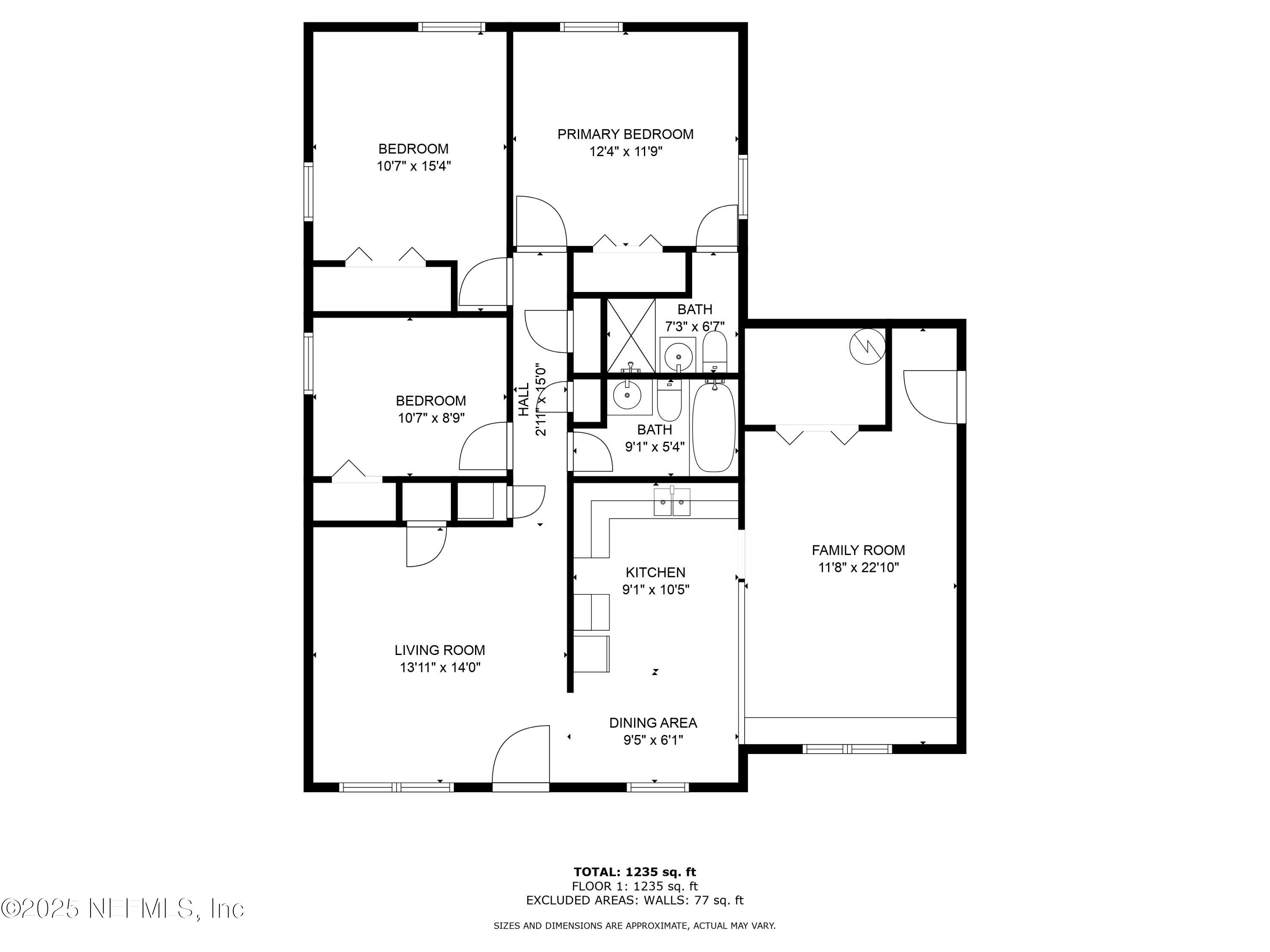 1403 Prospect Street Palatka, FL 32177 - Photo 24 of 24 Floor Plan Prospect St