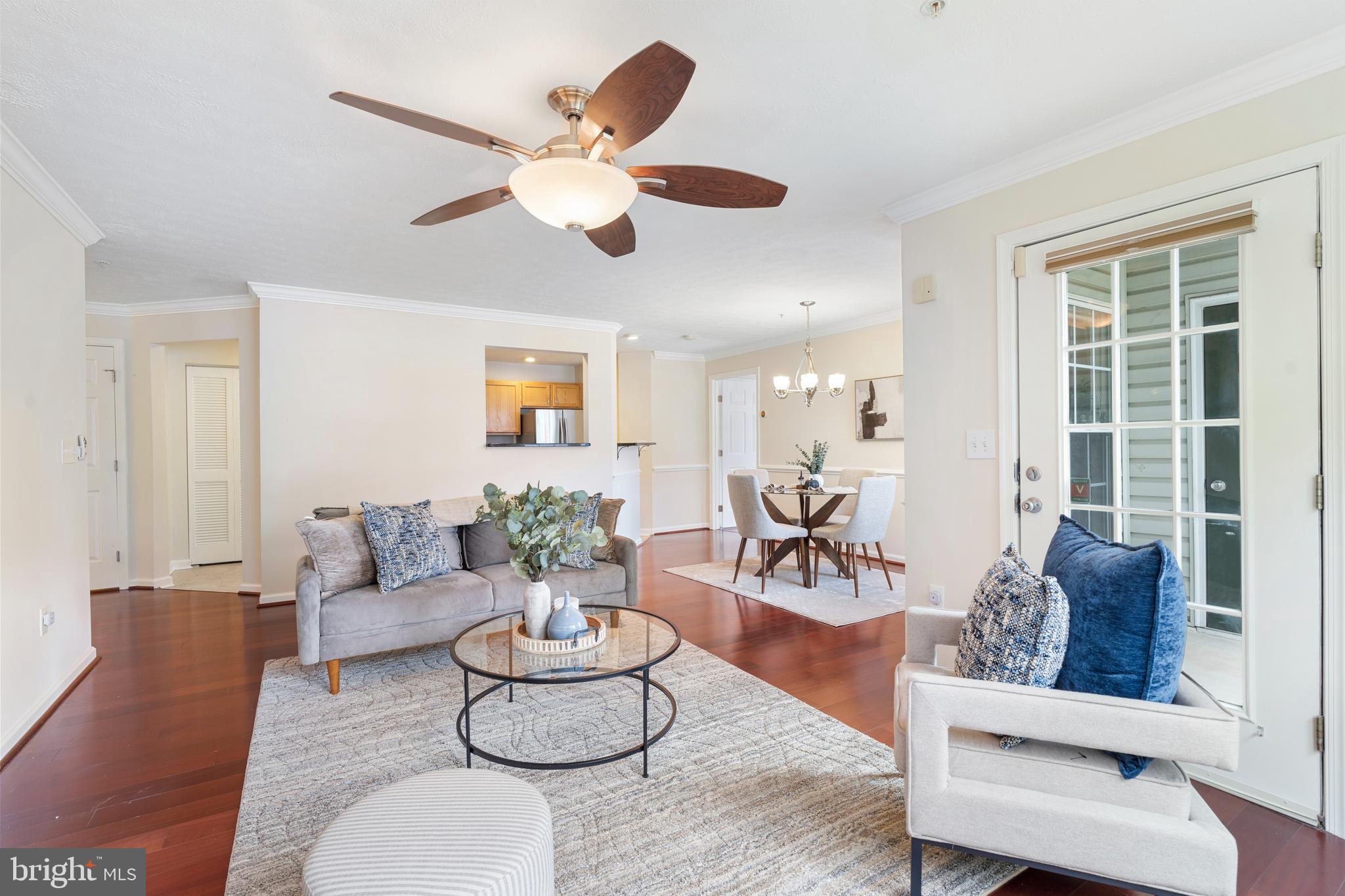 9602 Haven Farm Road, Unit 9602B Perry Hall, MD 21128 - Photo 21 of 37 a living room with furniture and a large window