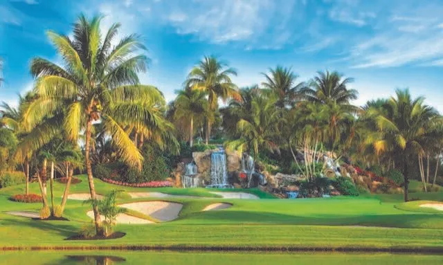 a living room with granite countertop furniture and a fireplace