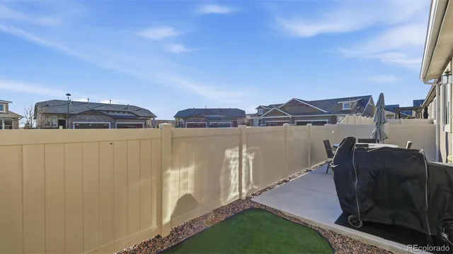 a view of a terrace with chairs