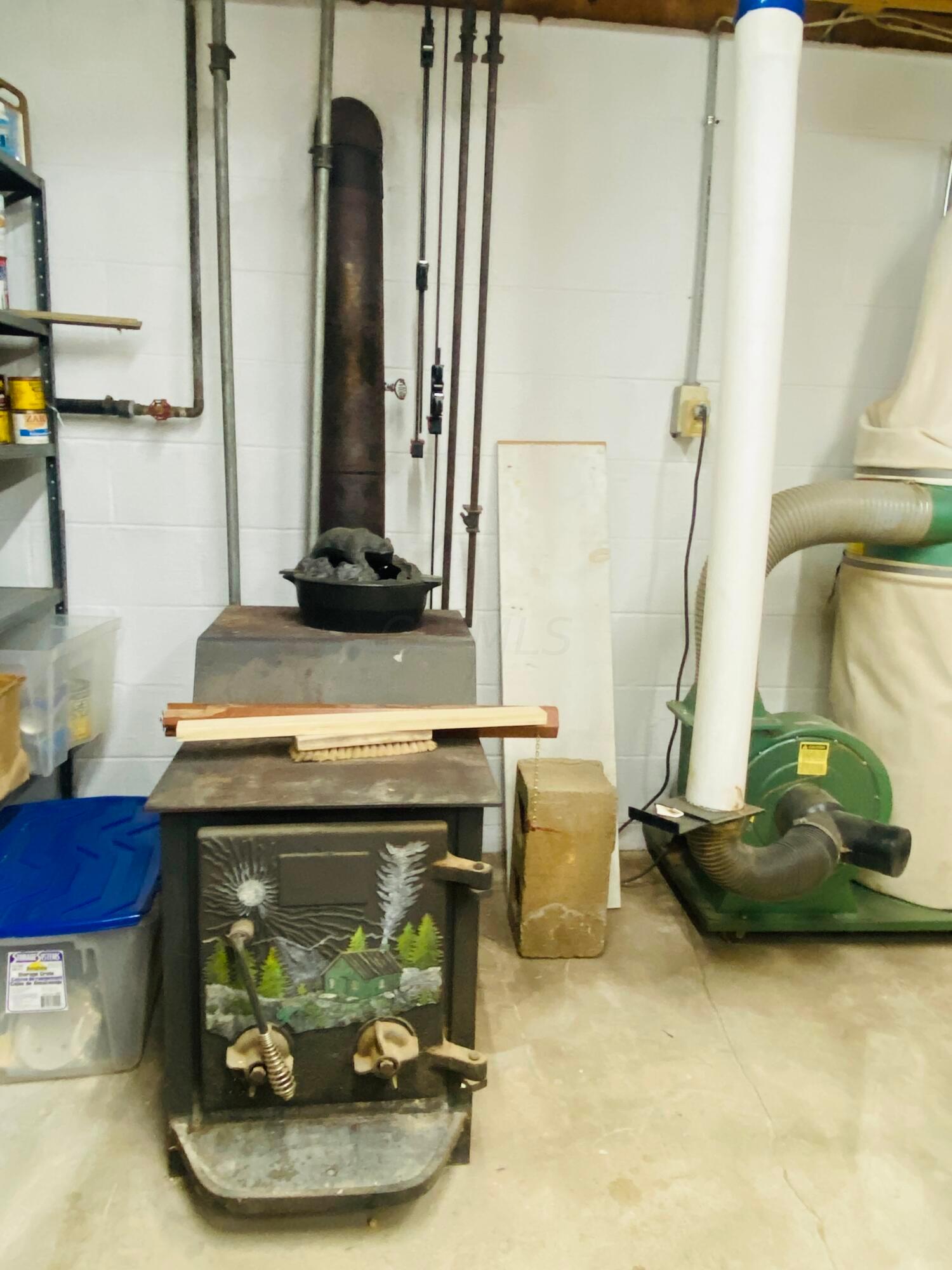 3560 Curve Road Delaware, OH 43015 - Photo 29 of 38 Basement wood burner