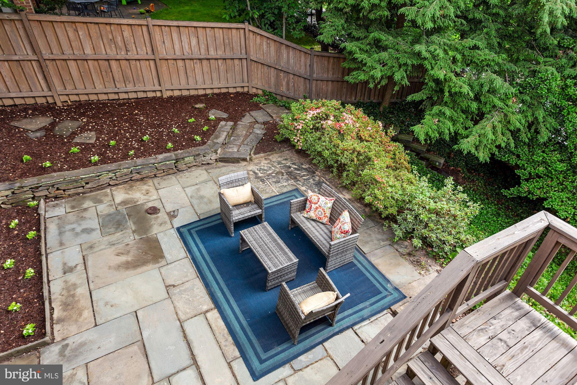 2829 29th Place Northwest Washington, DC 20008 - Photo 38 of 41 a view of a backyard with sitting area