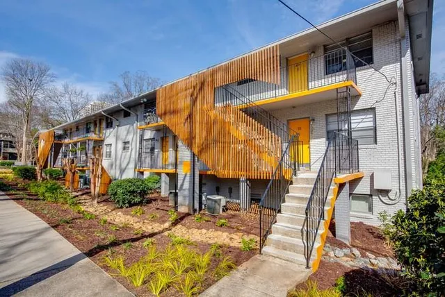a view of a house with a patio