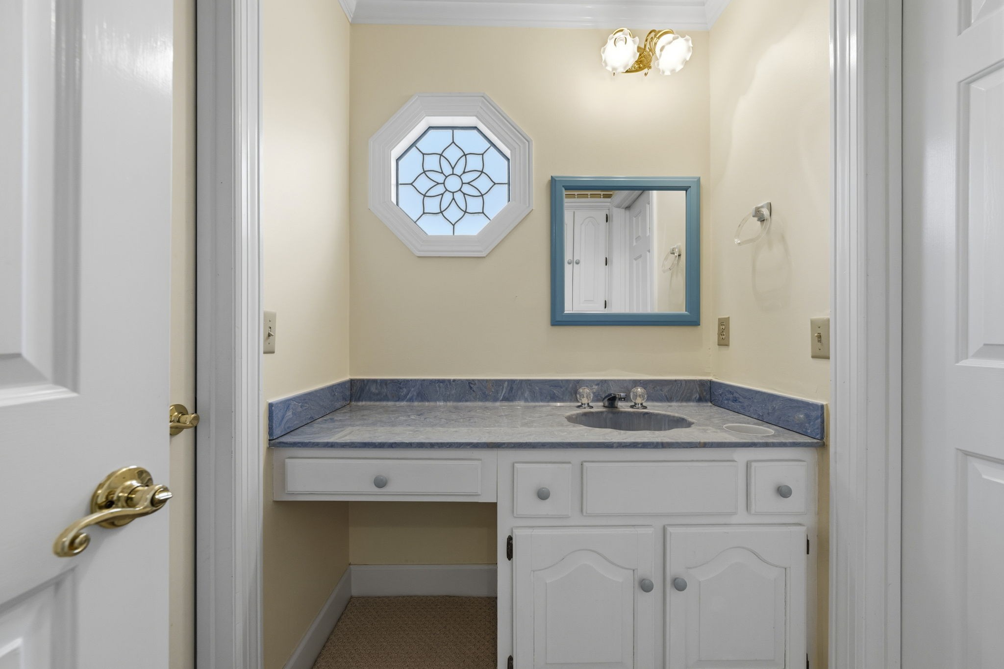 5300 Highway 31W Portland, TN 37148 - Photo 31 of 83 a bathroom with a granite countertop sink and a mirror