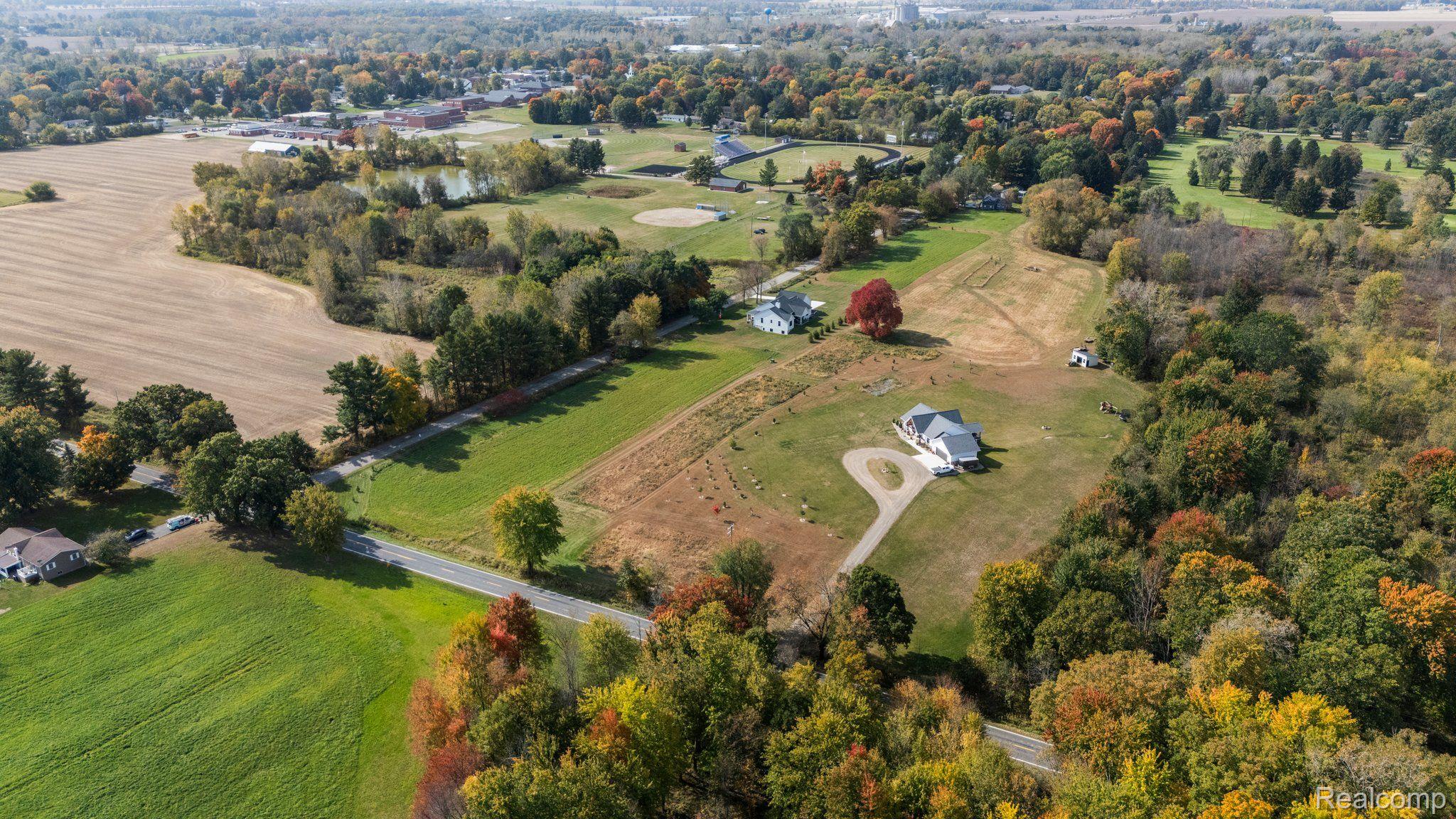 5057 Pardee Road East Webberville, MI 48892 - Photo 75 of 78 Overhead from behind Gramer Road