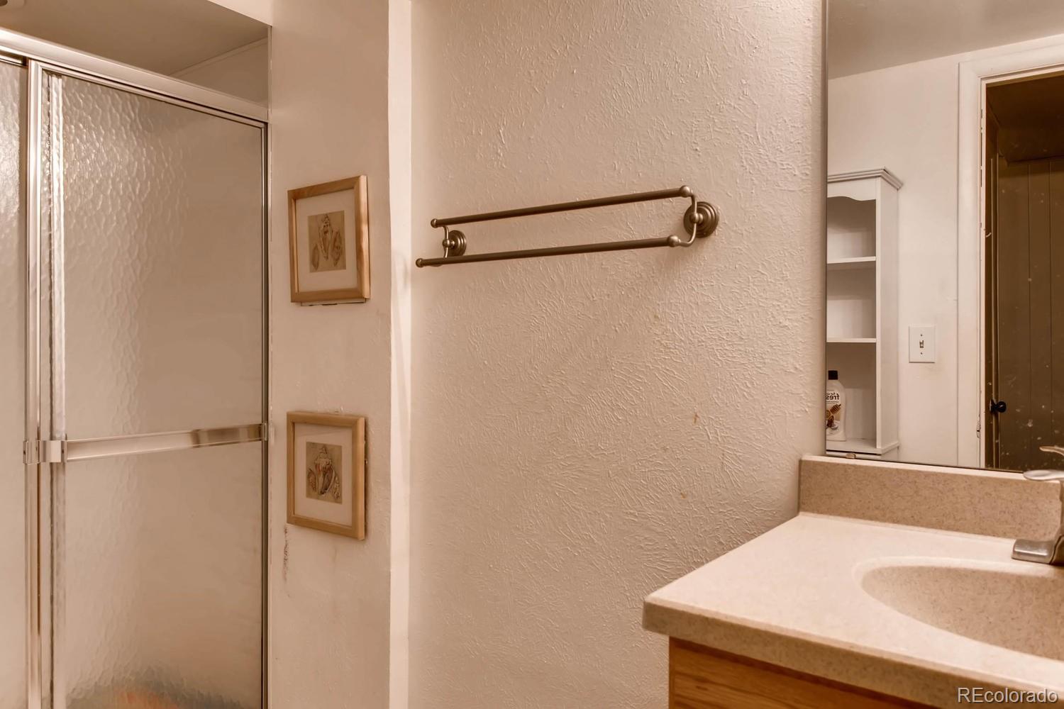 1926 Foothills Road Golden, CO 80401 - Photo 22 of 28 a bathroom with a sink and a shower