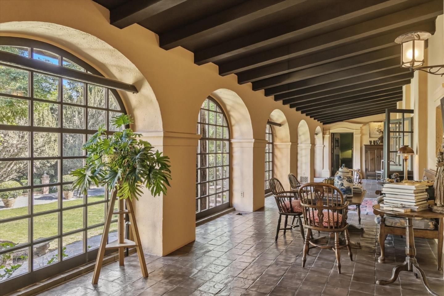18000 Overlook Road Los Gatos, CA 95030 - Photo 18 of 78 a view of a dining room with furniture window and outside view