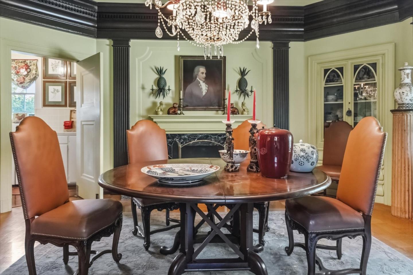 18000 Overlook Road Los Gatos, CA 95030 - Photo 19 of 78 a dining room with furniture and window