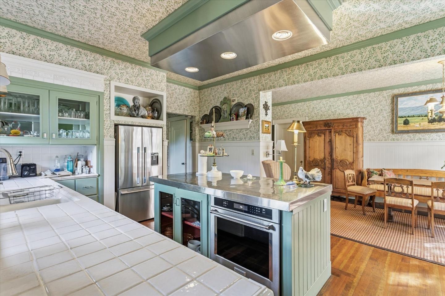 18000 Overlook Road Los Gatos, CA 95030 - Photo 39 of 78 a kitchen with a stove and a refrigerator