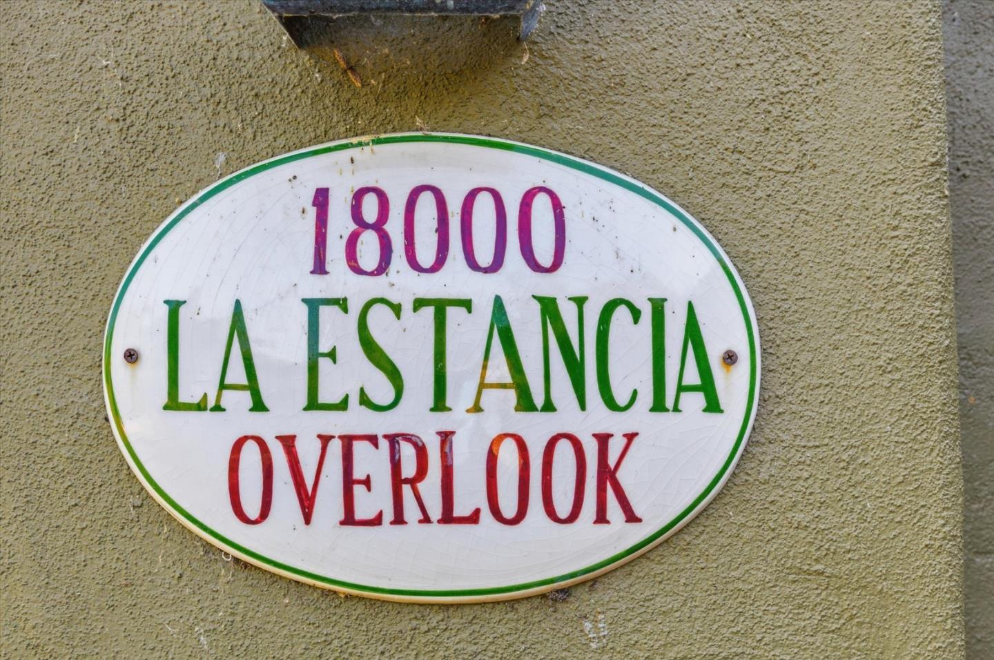 18000 Overlook Road Los Gatos, CA 95030 - Photo 60 of 78 a sign that is on a wall