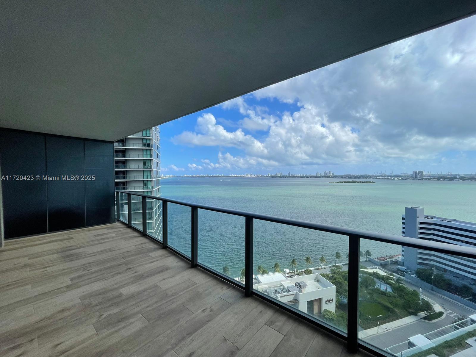 650 Northeast 32nd Street, Unit 1805 Miami, FL 33137 - Photo 2 of 21 a view of a balcony with an outdoor space