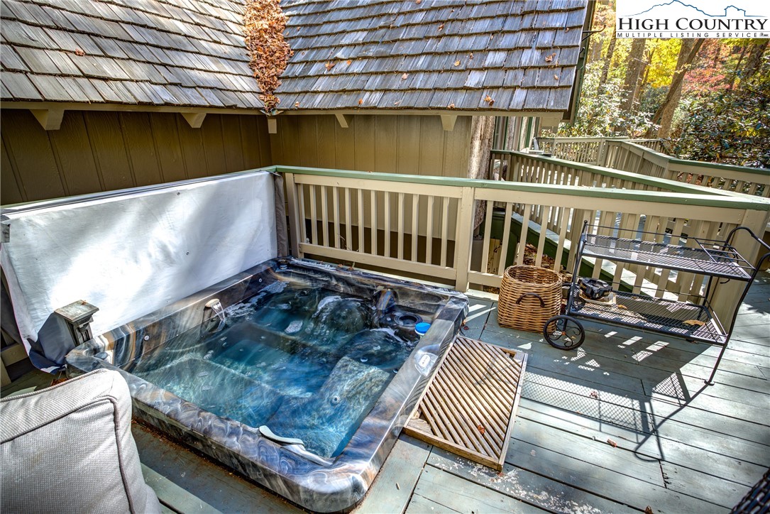2950 Hickory Boone, NC 28607 - Photo 9 of 26 a view of a balcony with two chairs and a table
